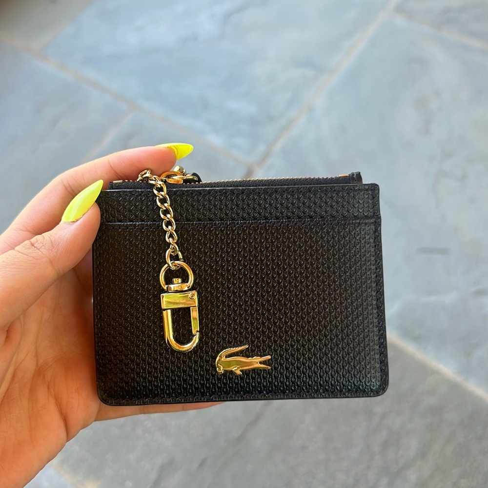 Women’s black lactose wallet like new